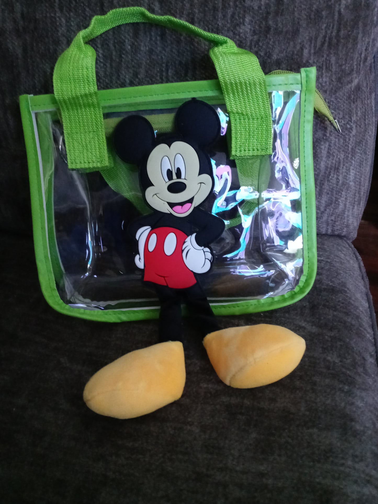 Clear Transparent Mickey Mouse Crossbody Purses