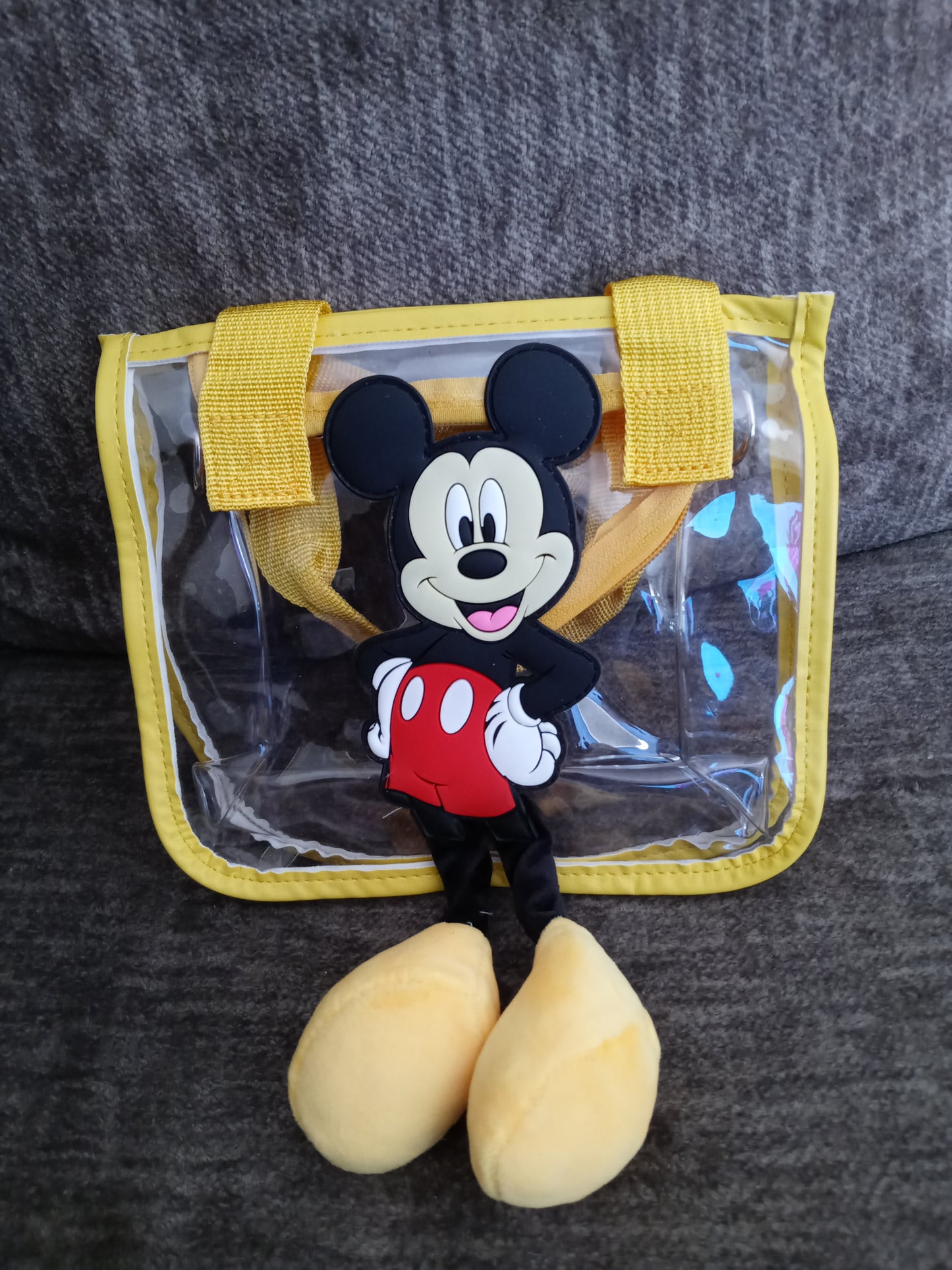 Clear Transparent Mickey Mouse Crossbody Purses