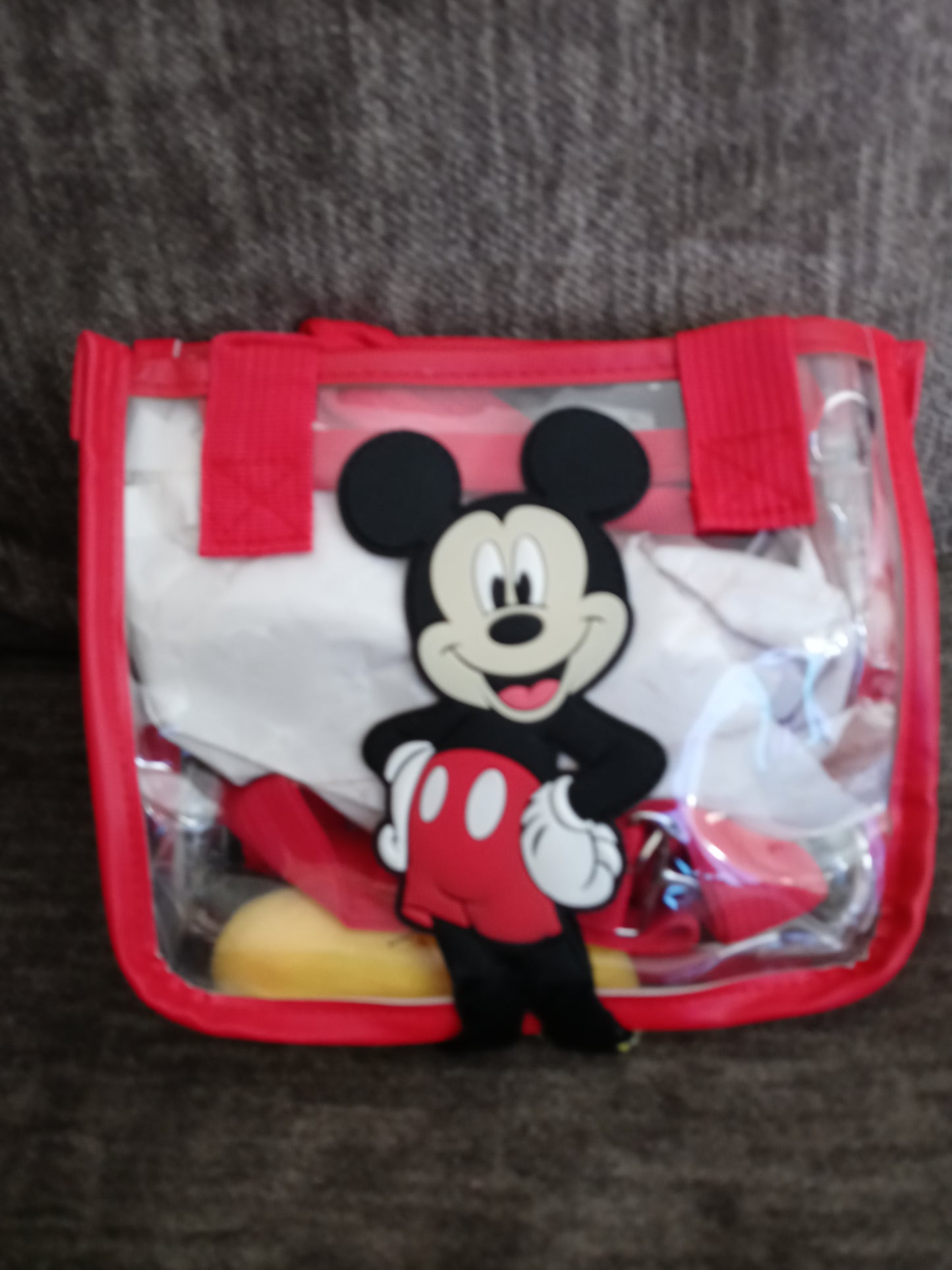Clear Transparent Mickey Mouse Crossbody Purses