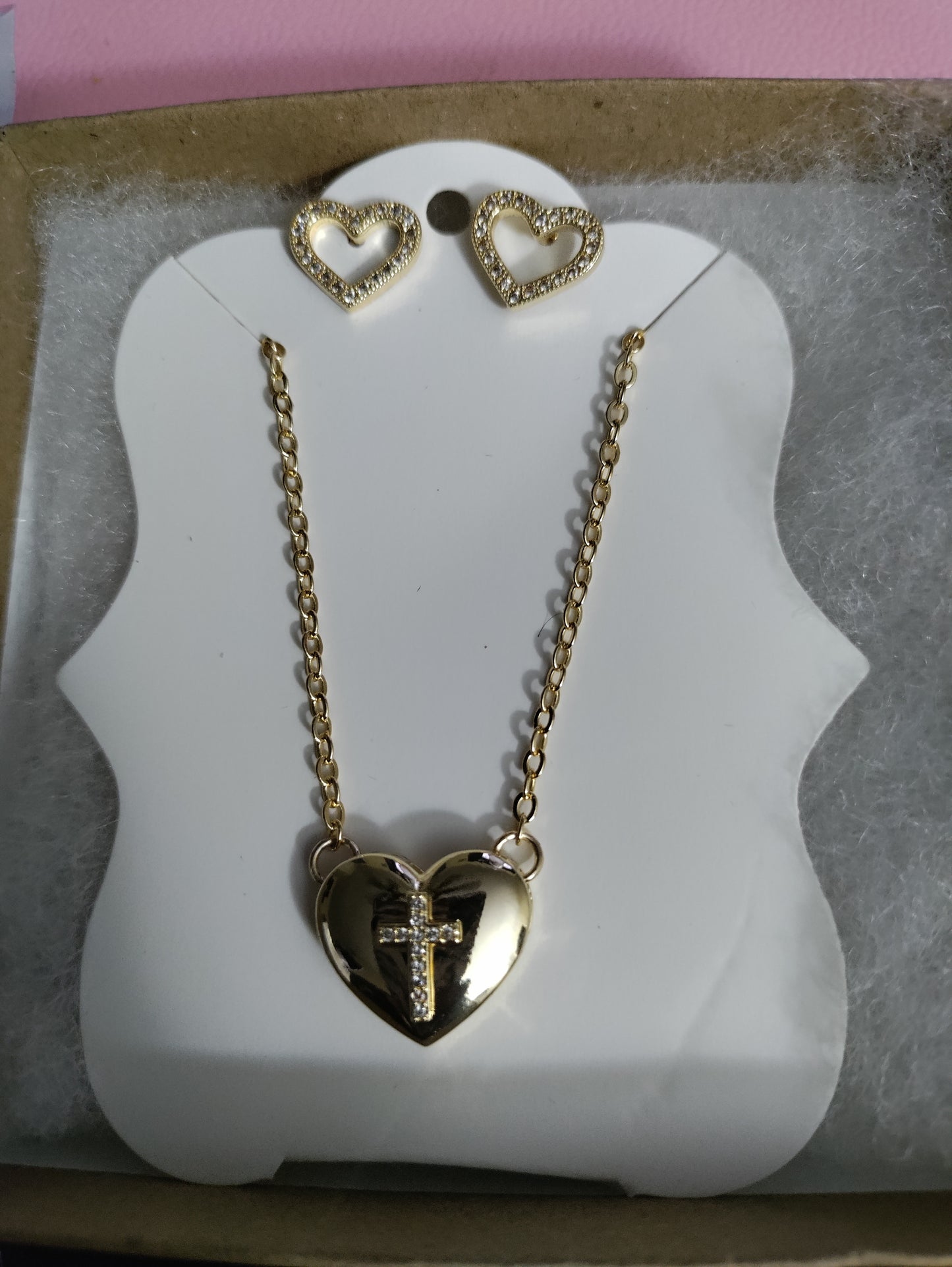 Heart with Cross Set
