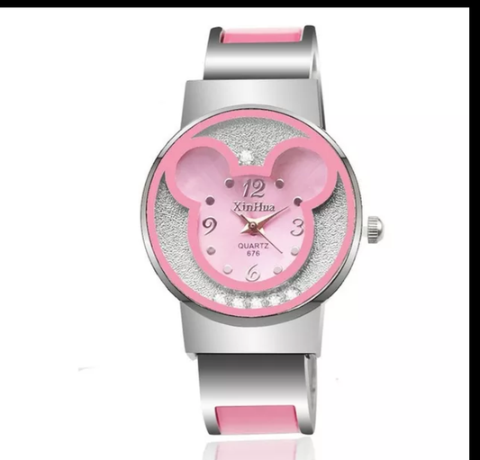 Pink & Silver Watch