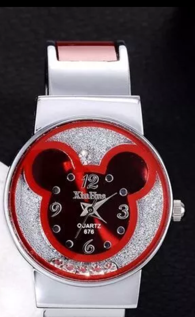 Red & Silver Watch