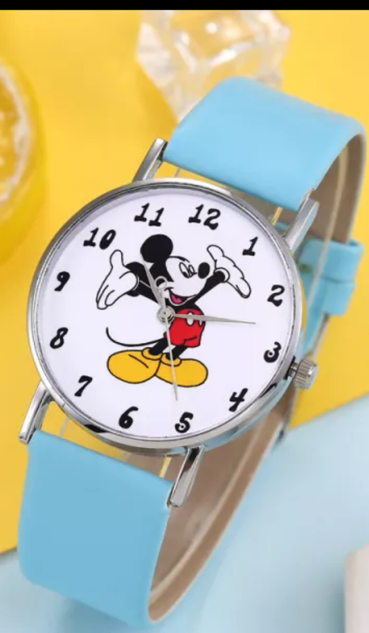 Mr. Aqua Blue Band Watch