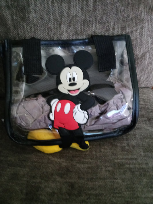 Clear Transparent Mickey Mouse Crossbody Purses